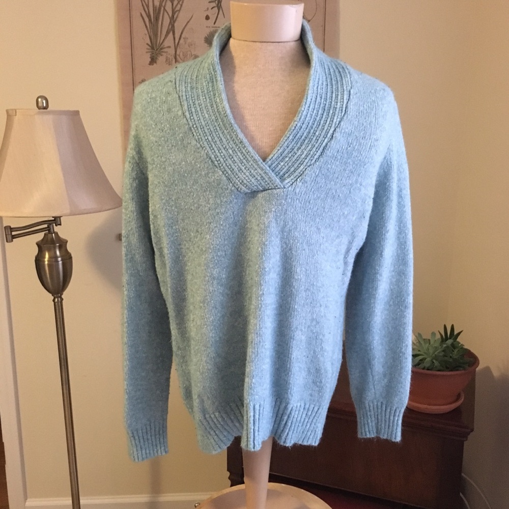 Cozy Baby Blue Sweater